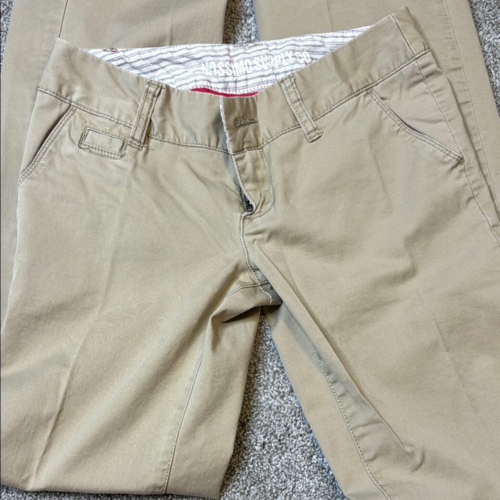 Vintage Super Low Rise Boot Cut Slacks